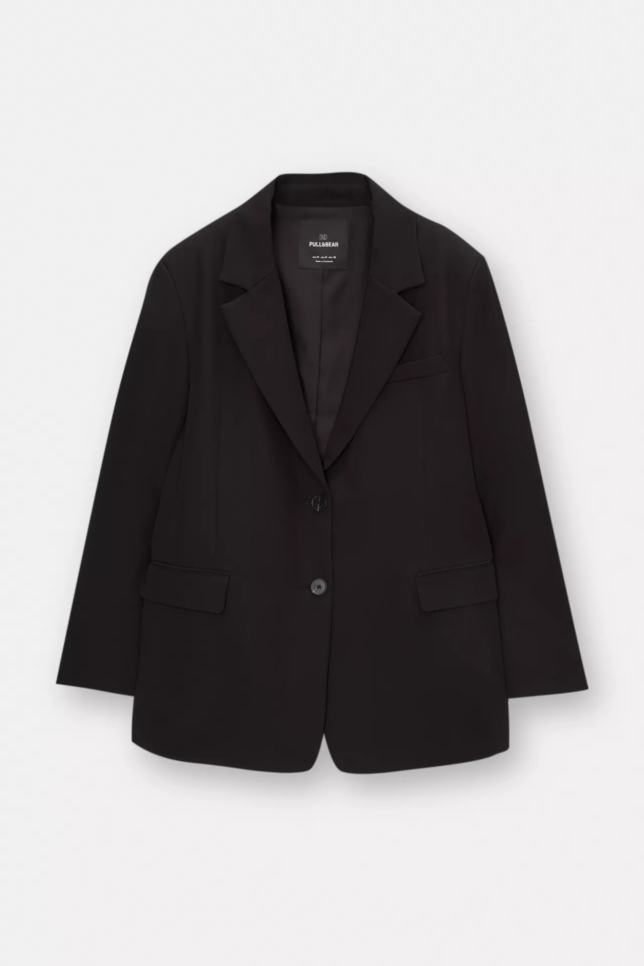 Oversize double-button blazer | PULL and BEAR UK