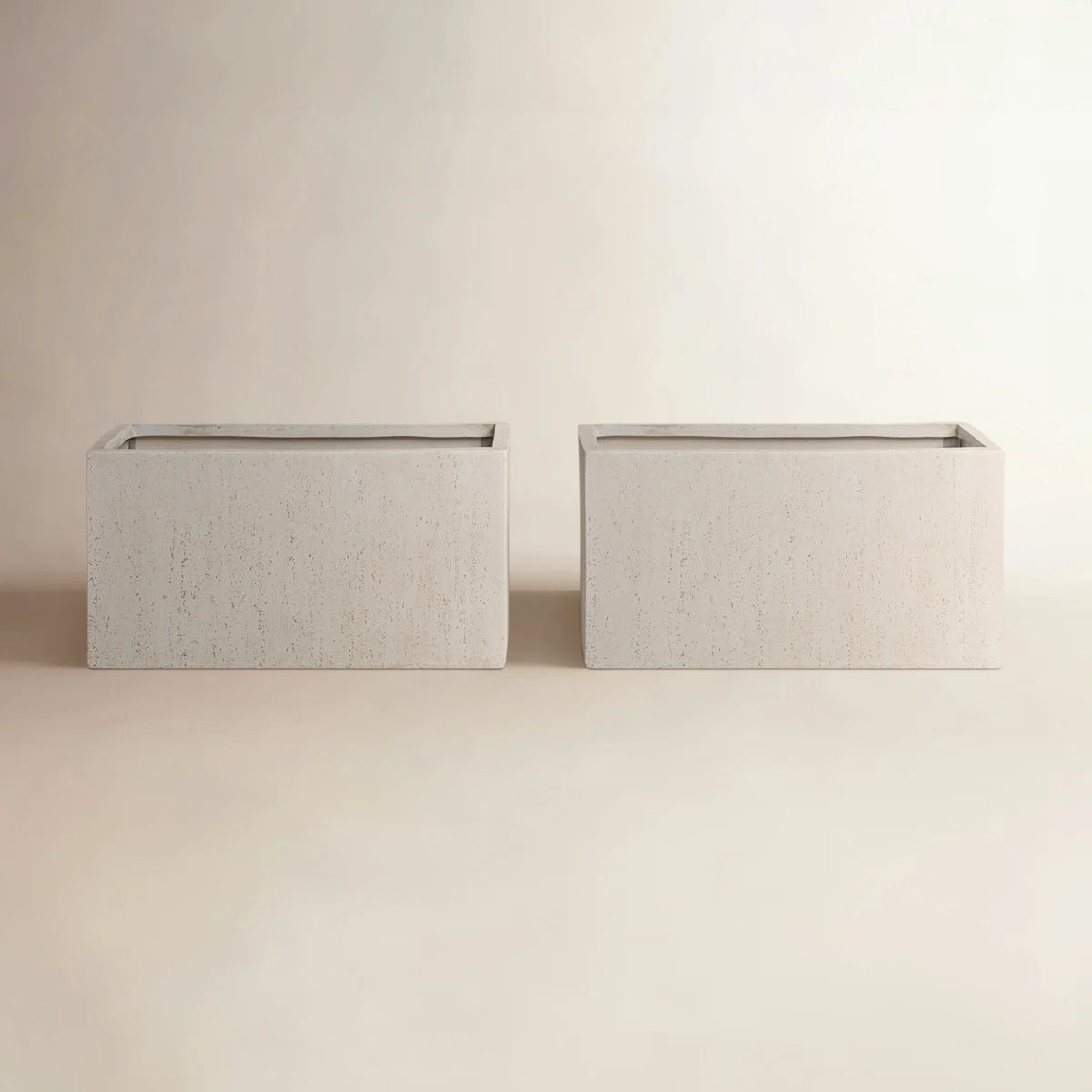 Shiner Lightweight Concrete Planter Box Set | Wayfair North America