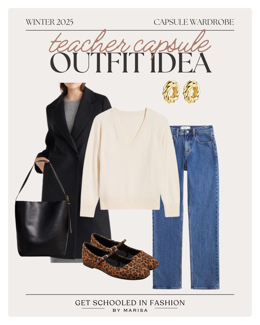 Winter capsule wardrobe for teachers featuring versatile layers, cozy knits, and comfortable staples perfect for the classroom and beyond. Build a wardrobe that works as hard as you do this season.

#LTKStyleTip #LTKFindsUnder100 #LTKSeasonal