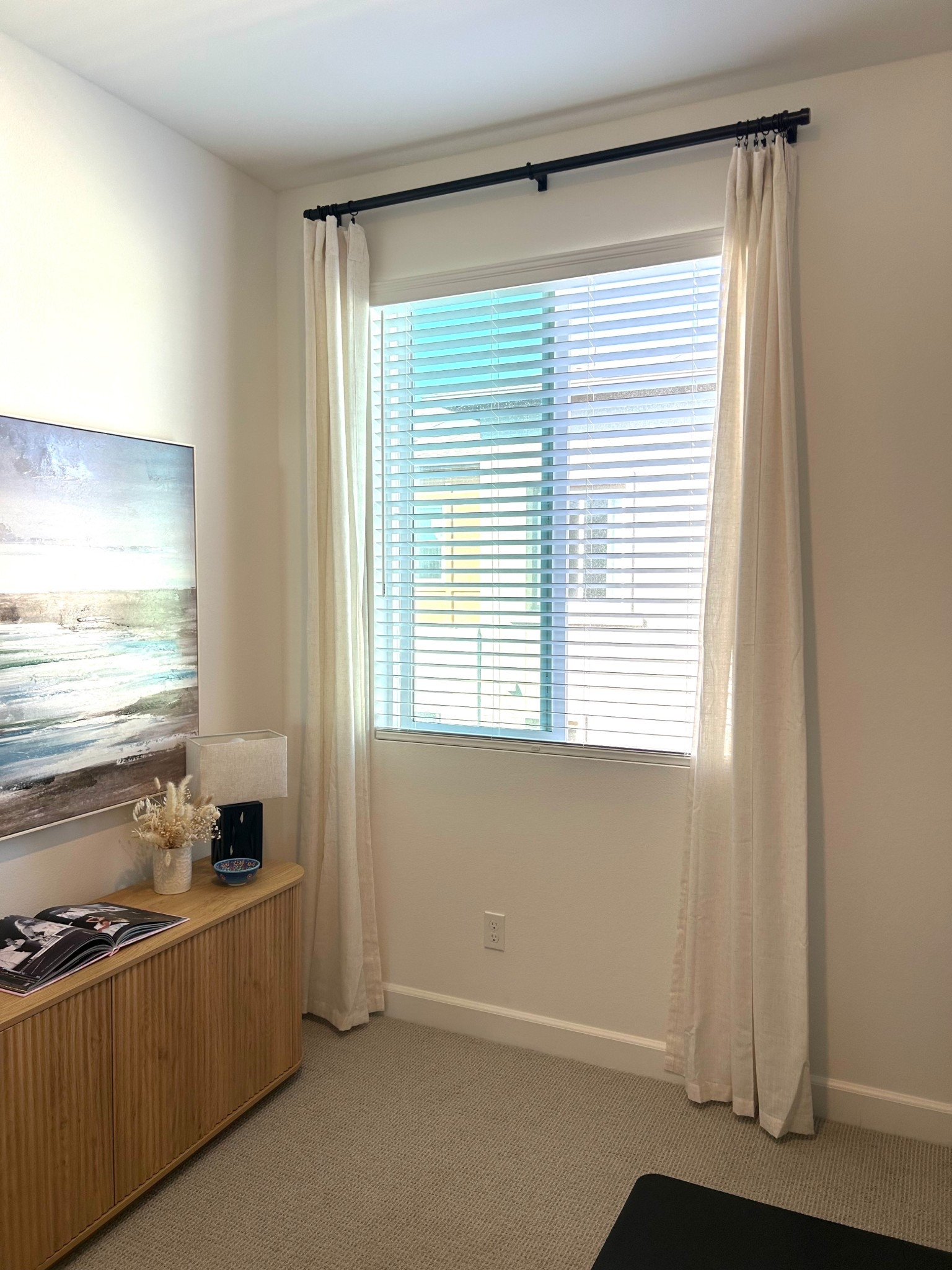 My go to curtains we have in a bunch of rooms!! Love how elevated everything looks without the hefty price tag. Also linking an Amazon find for the cabinet - I originally this sideboard off amazon but the exact listing is no longer available, so linking a super similar one!

Home finds, curtains, budget home decor, crate and barrel dupe, minimal home, clean home, easy DIY, DIY home, Amazon home, Amazon must haves 

#LTKHome