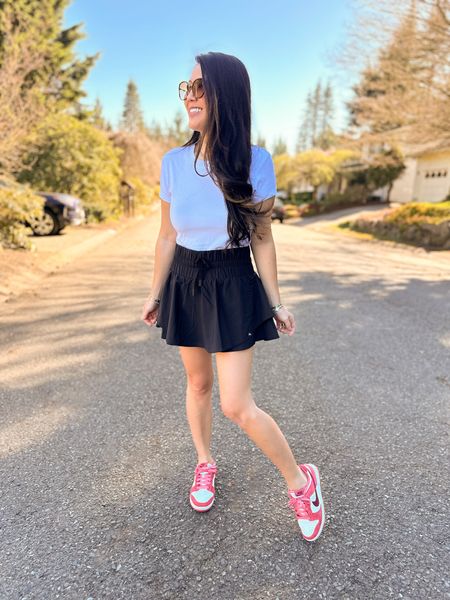 Tennis skirts
Skorts
Skirts with built in shorts
Pleated skirt
Flowy skort
Pink skirt
Athleisure 
Workout
Gym outfit
Casual mom style 
Nike dunk 
Nike sneakers


#LTKover40 #LTKfindsunder50 #LTKfitness