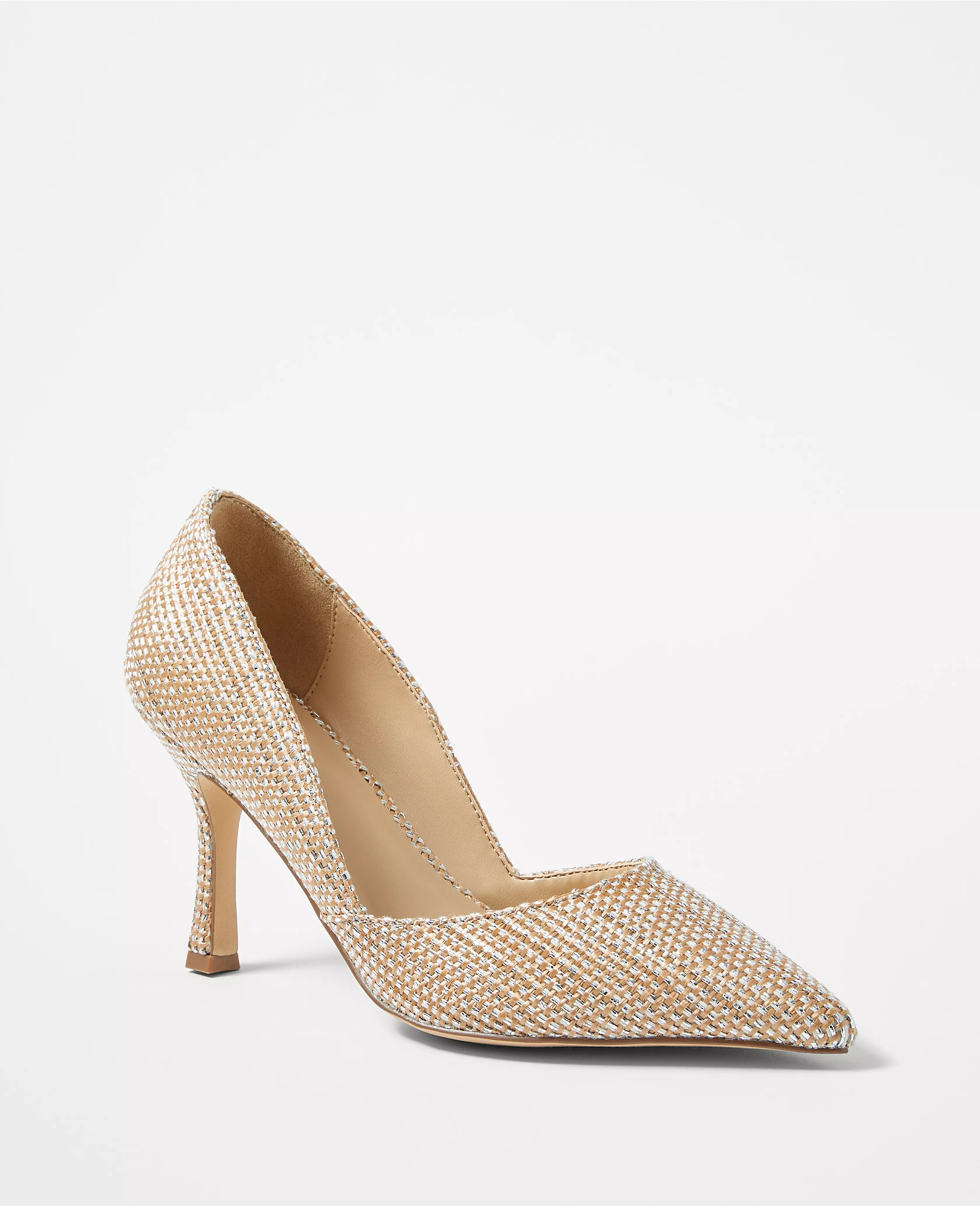 Azra Metallic Linen Pumps | Ann Taylor (US)
