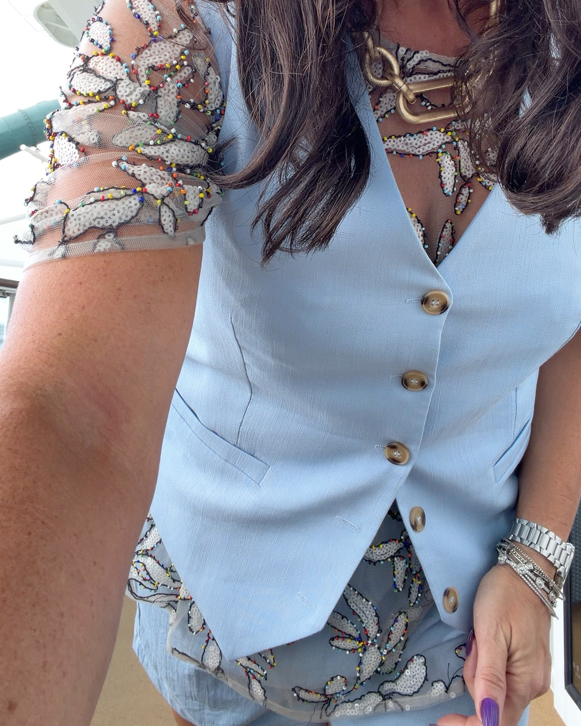 Getting into cruise mode 💙
This Amazon set proves it’s all about how you style it—paired with statement pieces, it looks rich and intentional.
Linked everything (or similar) on my LTK ⚓️✨
#LTKFinds #VacationStyle #StyledByLeah

#LTKOver40 #LTKStyleTip #LTKTravel