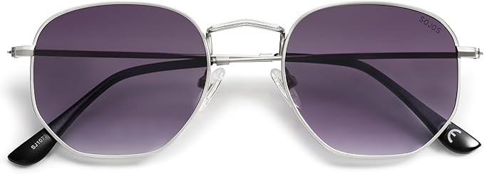 SOJOS Square Polarized Sunglasses for Women Men Small Hexagonal Polygon Shades SJ1072 | Amazon (US)