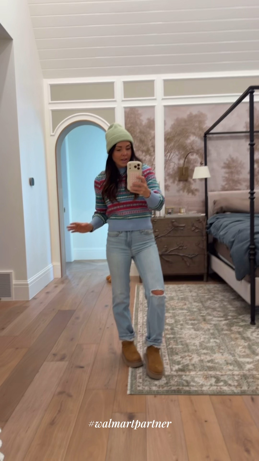 @Walmartstyle has the tried and true, for old and new! Wearing a size 4 in the jeans, a S in the sweater, and I sized down to a 0-2 in th puffer and there’s still plenty of room

 #walmartpartner #walmartstyle 

#LTKHoliday #LTKGiftGuide #LTKActive