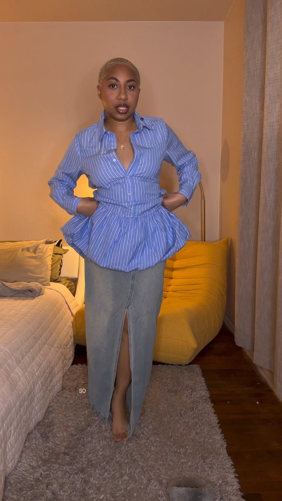 Paying Dress Up ep. 2 pt. 1 

Height: 5’ 1”
Weight: 145

Dress: M
Skirt: US 8

#LTKootd #LTKMidsize #LTKPetite