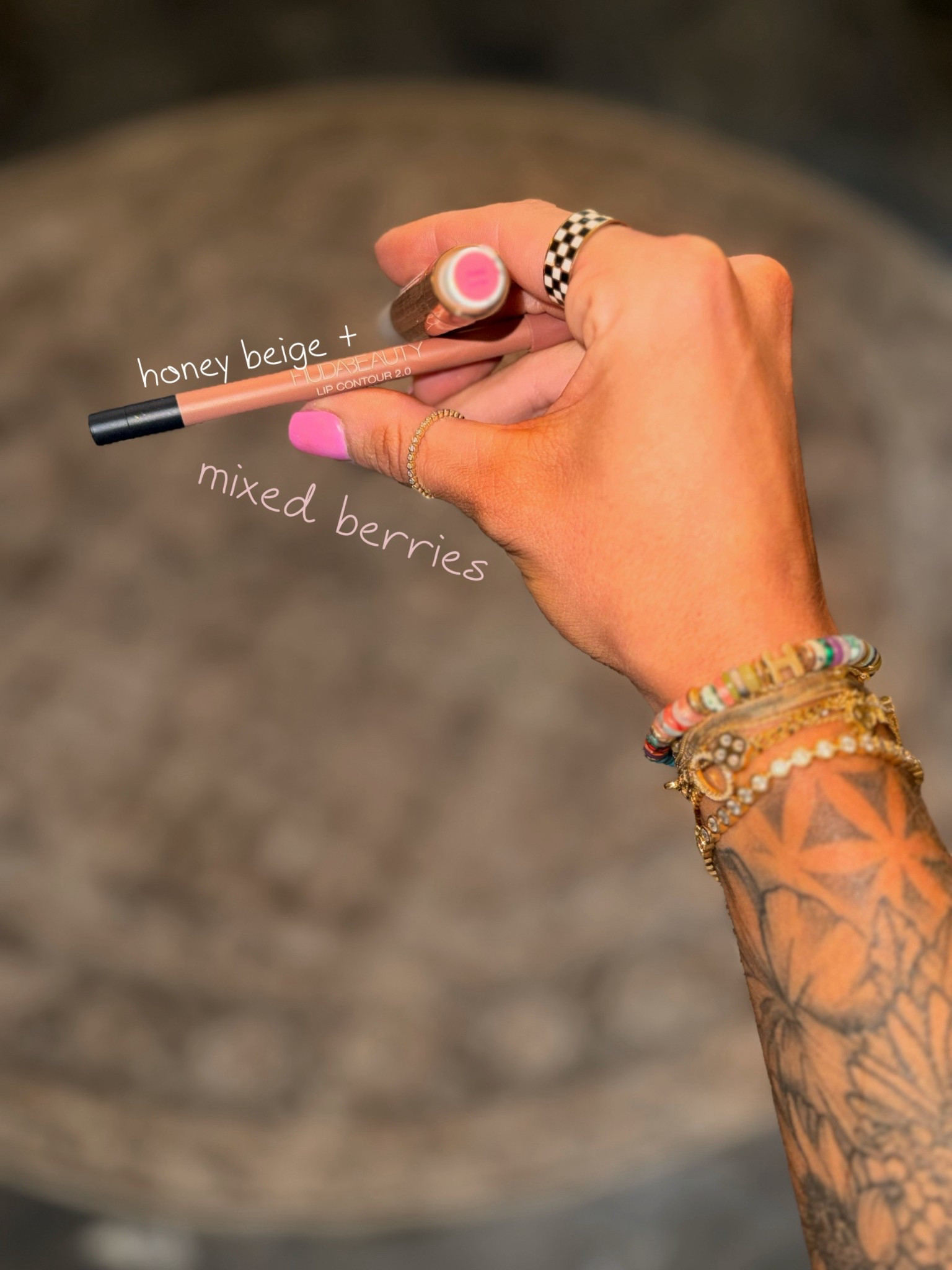 Today’s lip combo I love 👉🏼 
Huda Beauty Lip liner — honey beige + Tarte Maracuja Lip Plump — Mixed Berries🍓🫐😊 two classics for me! 

Tarte code HOLLEY15 always works! 

Beauty faves / makeup / neutral lip / Sephora / Holley Gabrielle 

#LTKStyleTip #LTKBeauty #LTKFindsUnder50