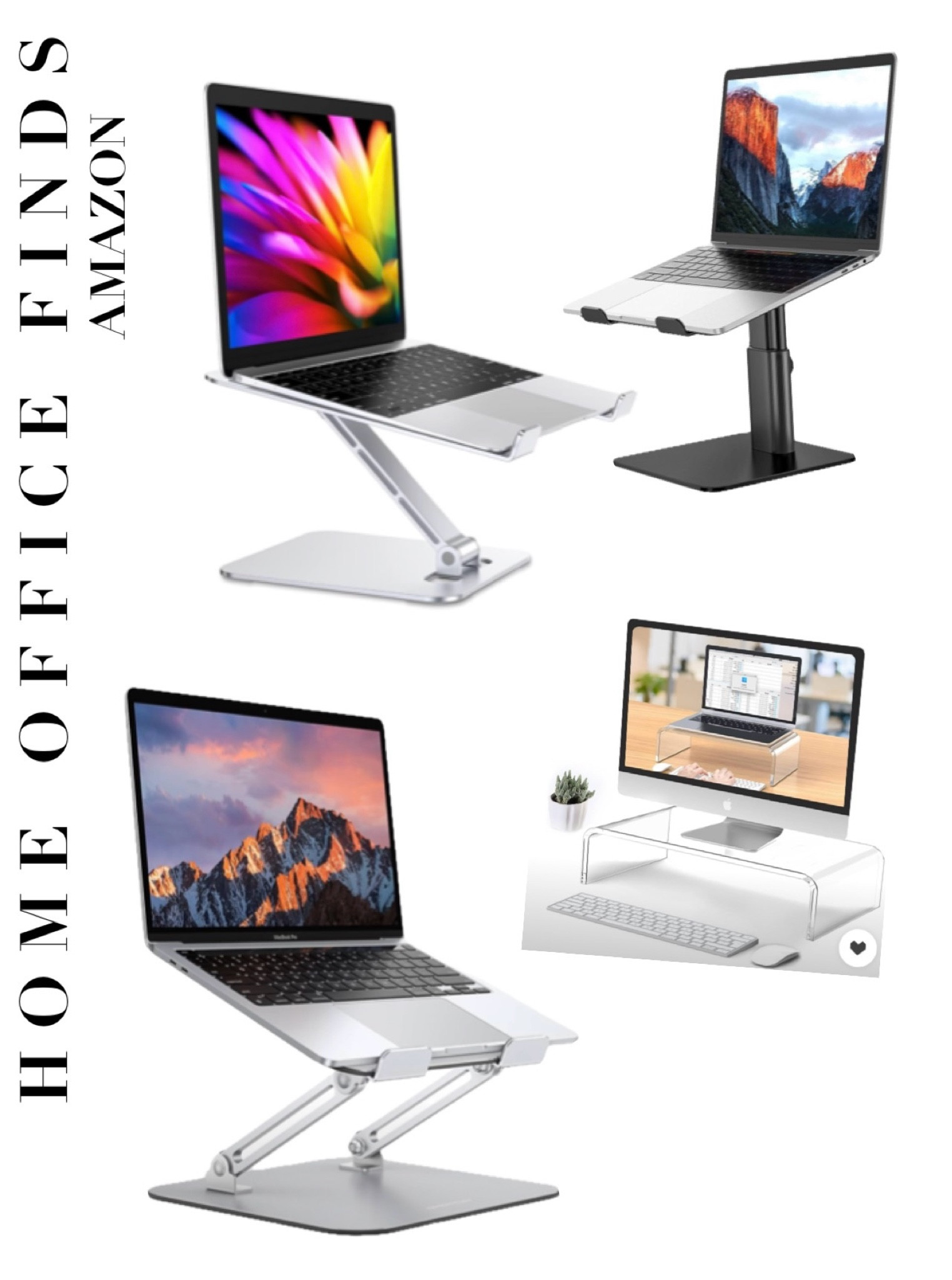 Amazon Laptop Risers 
#homeoffice #office #desk #workfromhome

#LTKHome #LTKSaleAlert #LTKWorkwear