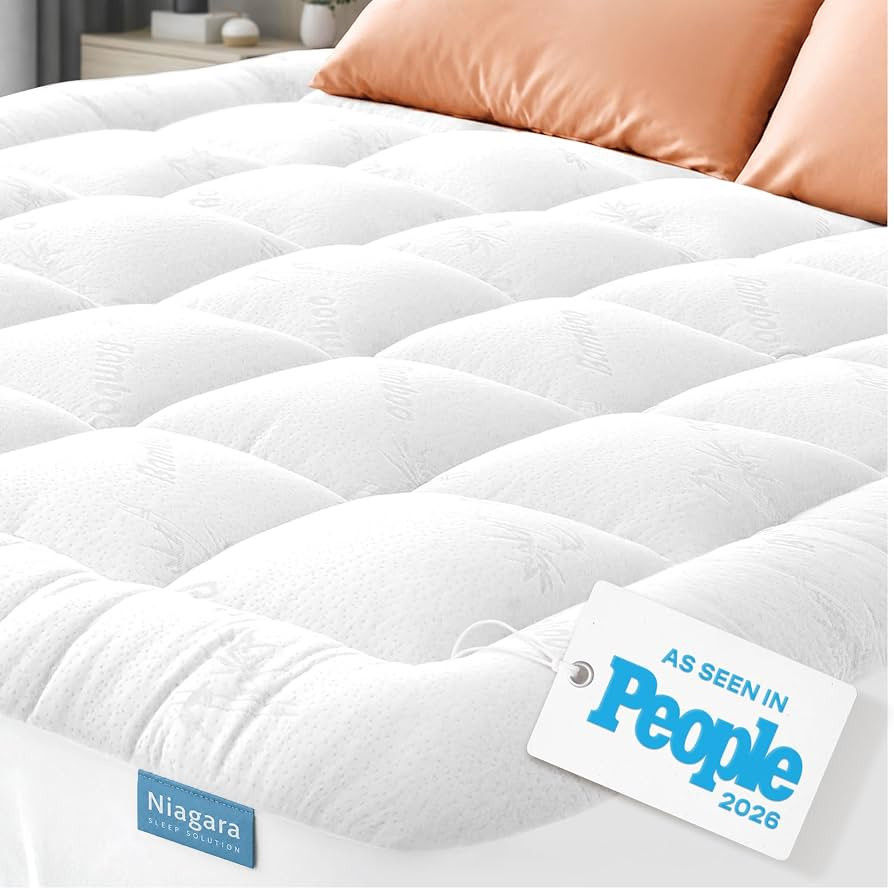 Niagara Sleep Solution Queen Ultra Soft Mattress Topper \u2014 Back Pain Relief | Amazon (US)