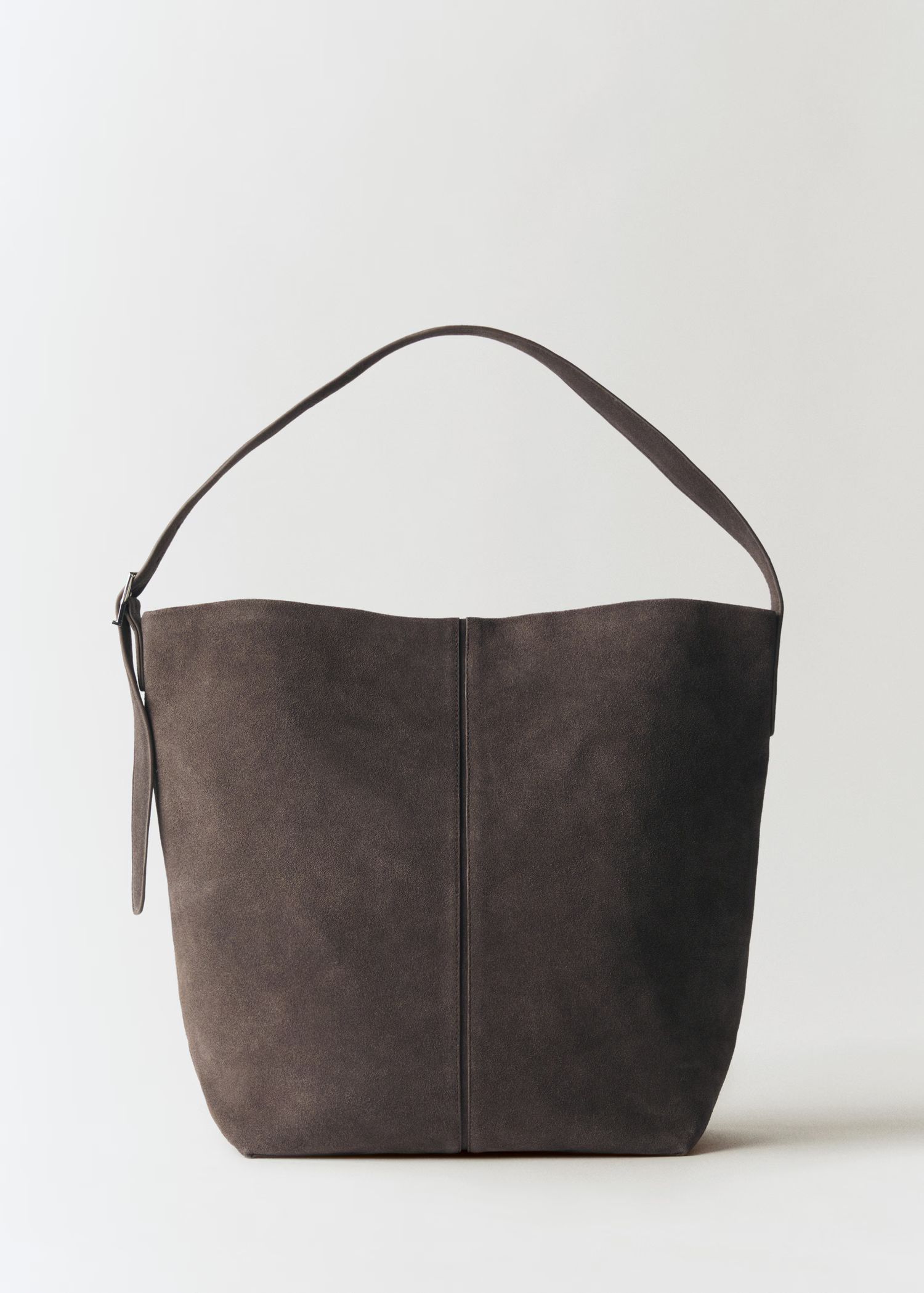 Leather shopper bag | MANGO (US)