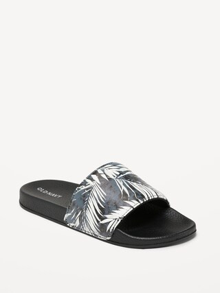 Gender-Neutral Faux-Leather Pool Slide Sandals for Kids | Old Navy (US)