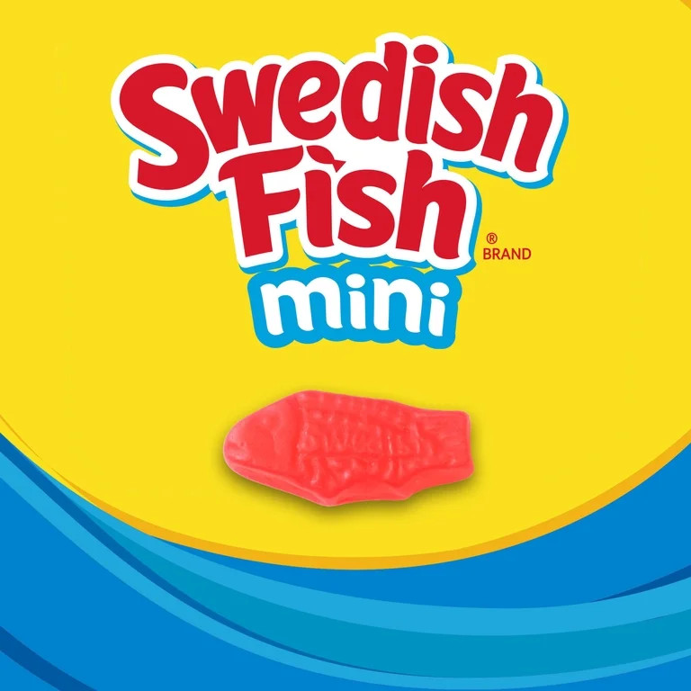 SWEDISH FISH Mini Soft & Chewy Gummy Candy, Family Size, Bulk Candy, 1.8 lb | Walmart (US)