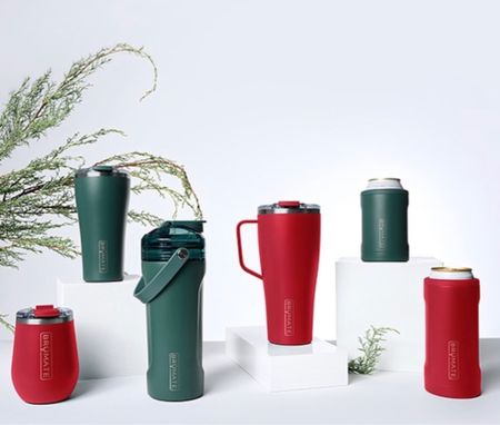 BRUMATE HOLIDAY TUMBLERS & MUGS! SO many different sizes in these fun red and green colors! I absolutely LOVE every brumate that i own! the Toddy is a great alternative to the stanley quencher!

#LTKhome #LTKHoliday #LTKSeasonal