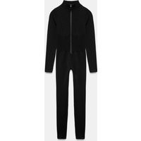 Zara - Seamless Merino Wool Ski Jumpsuit In Black - S - Woman | Zara UK