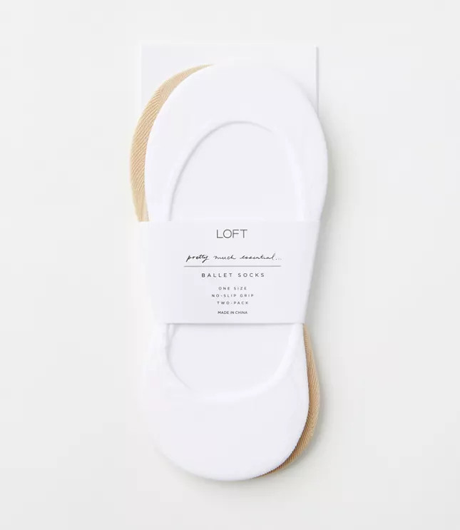 Ballet Flat No Show Sock Set | LOFT