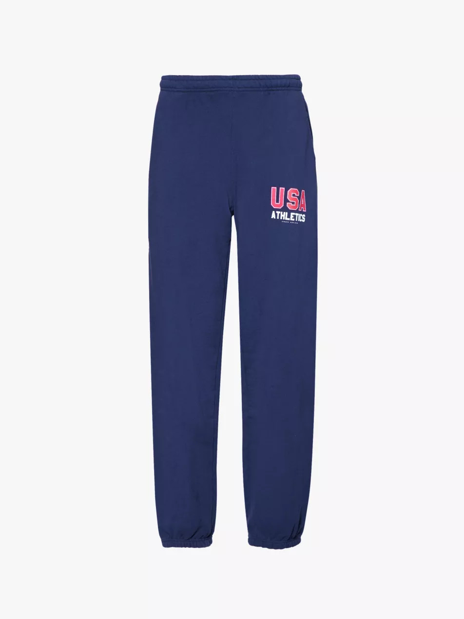 Team USA logo-embroidered cotton-jersey jogging bottoms | Selfridges