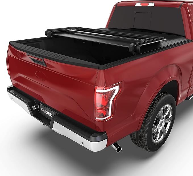 oEdRo Upgraded Tri-Fold Truck Bed Tonneau Cover Compatible with 2015-2024 Ford F-150 F150 5.6 Fee... | Amazon (US)