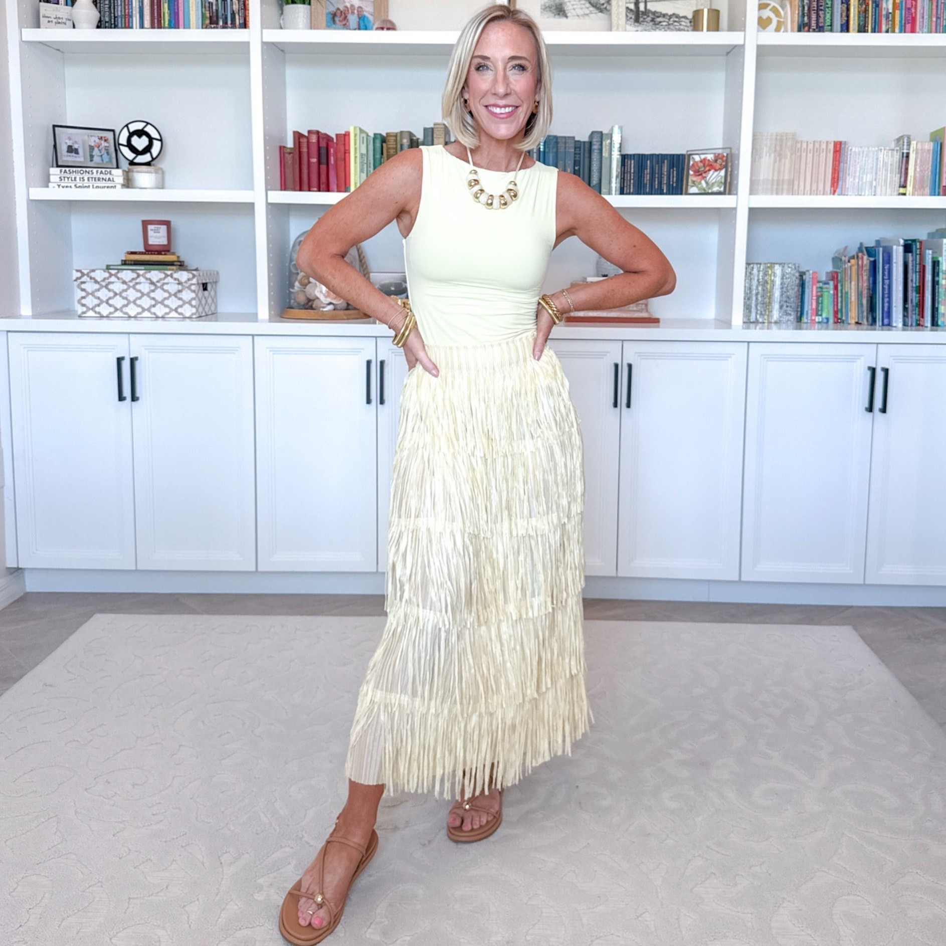 Amazon - vacation - hit or miss? Fringe Long Skirt - size Small. 13 colors. 5. Double Lined Tank Top - Size Small. 26+ colors.

#LTKOver40 #LTKSeasonal #LTKTravel