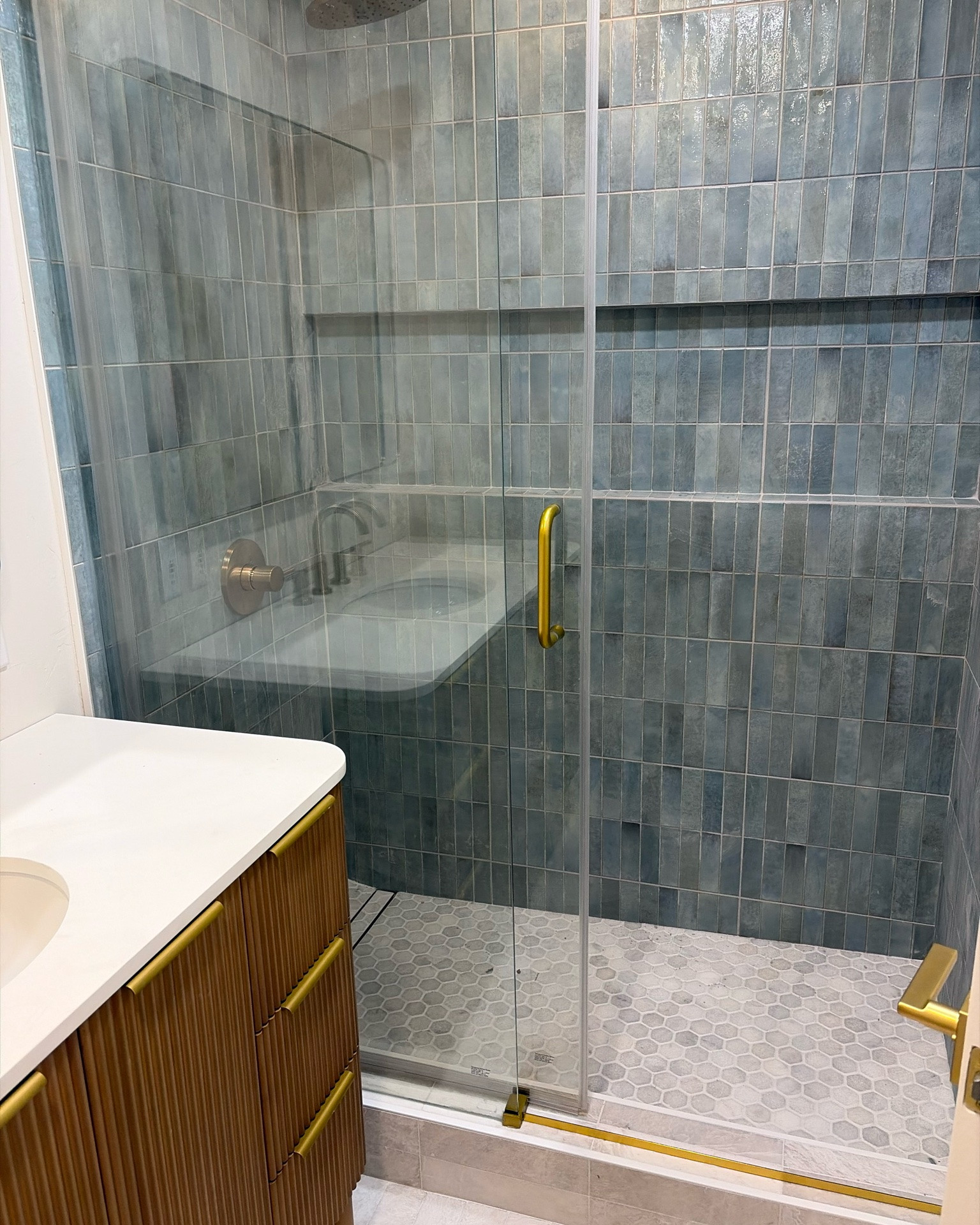 Bathroom Reno #2 for the Booth Family!  Swipe to see the shower before 👉

#LTKHome