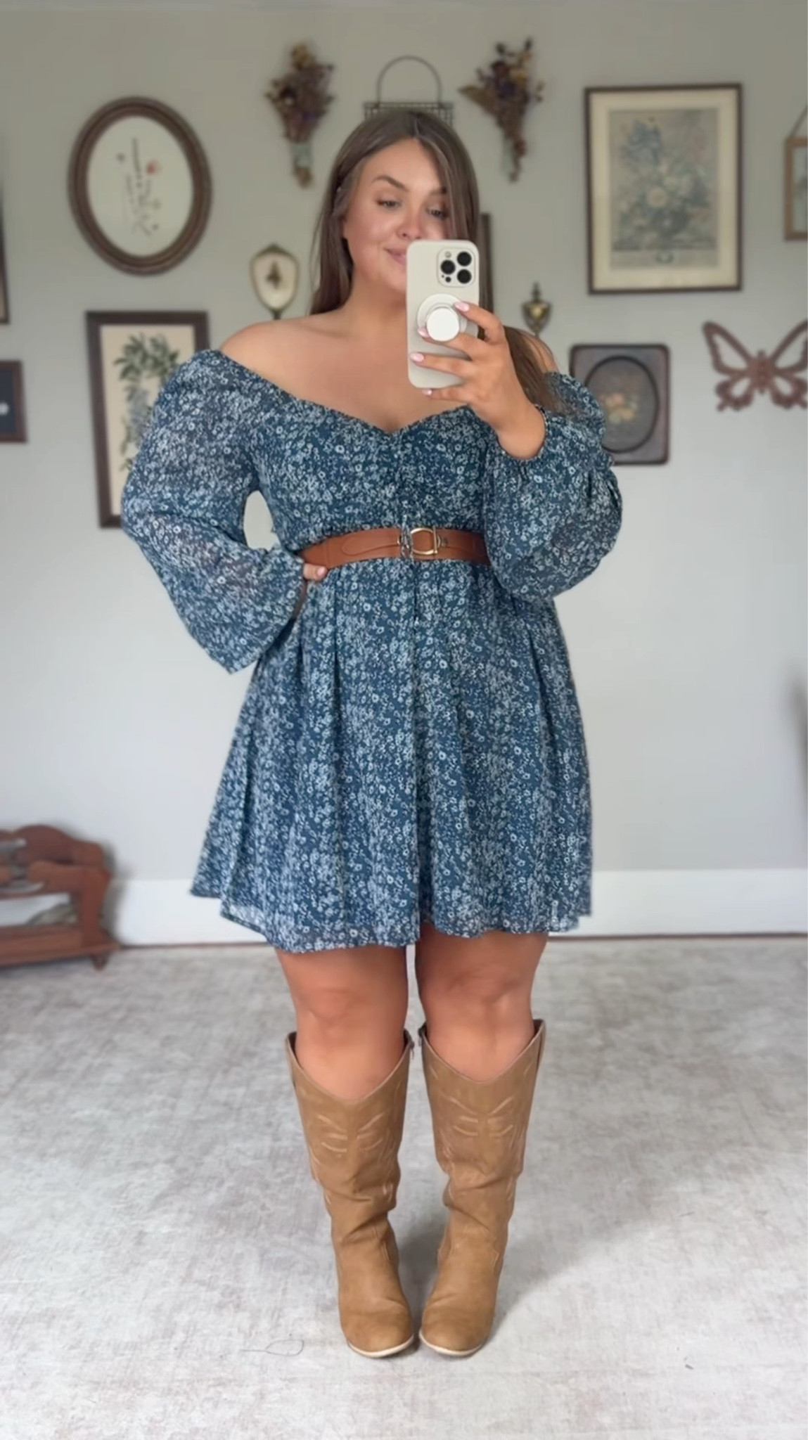 Dress is from TikTok shop 
(Find it in my dresses playlist on tt @Deals.and.daisies)

#LTKMidsize #LTKPlusSize