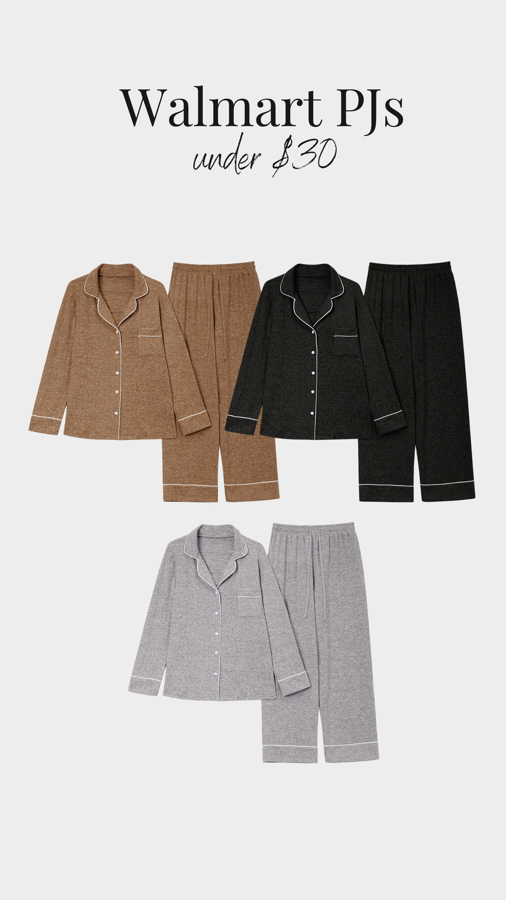 Walmart PJs under $30 💤 Shop here. 

 