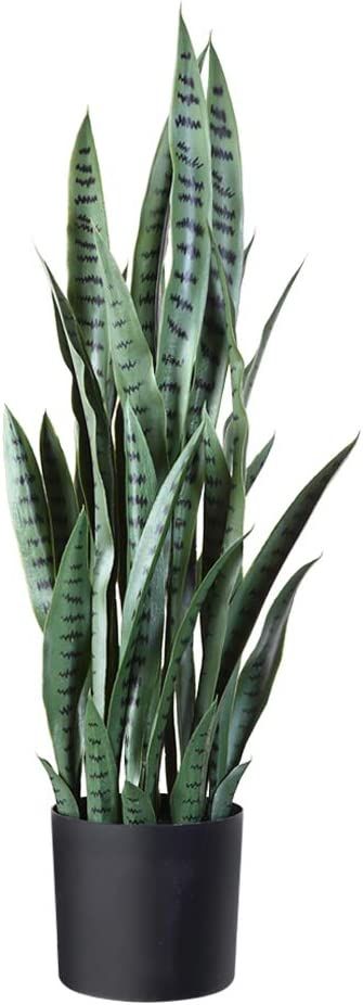 Fopamtri Artificial Snake Plant 38" Fake Sansevieria, Perfect Faux Plants for Home Garden Office ... | Amazon (US)