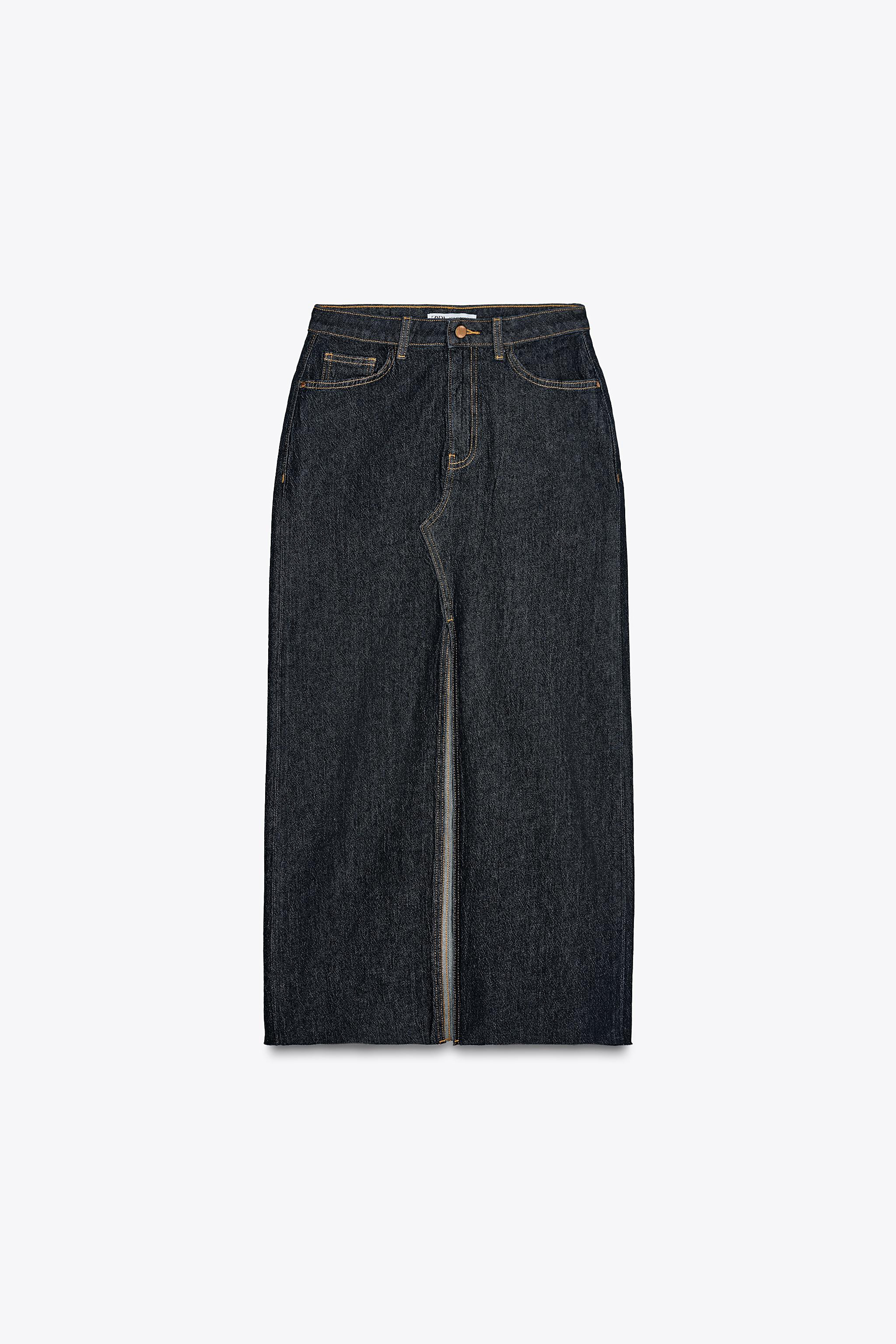 Z1975 DENIM MIDI SKIRT | Zara US