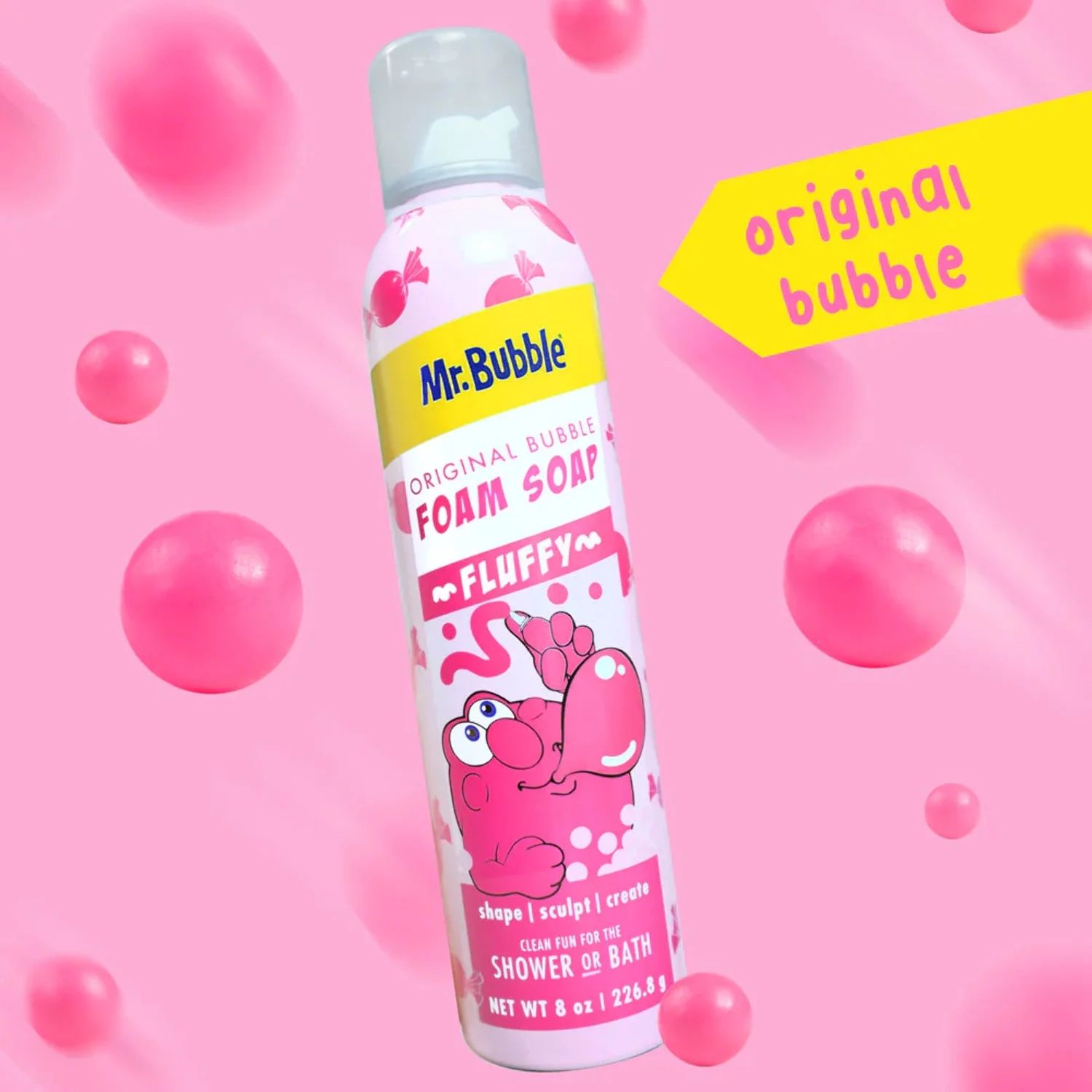 Mr. Bubble Original Foam Soap, Bubble Gum Scent, 8 oz. | Walmart (US)