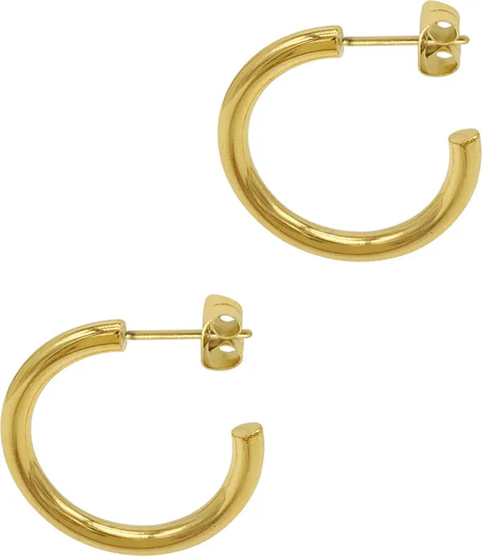 Water Resistant Tube Hoop Earrings | Nordstrom Rack