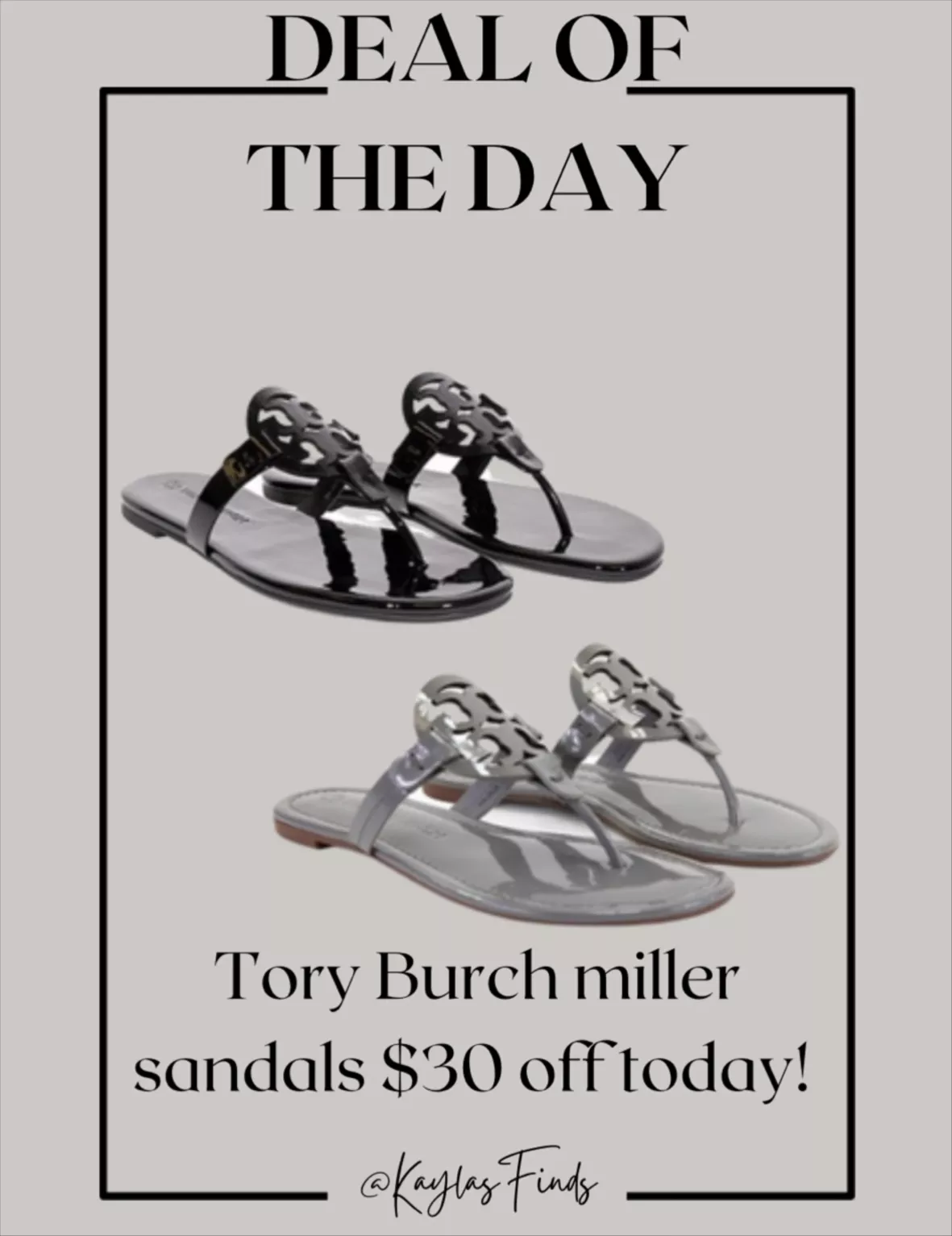 MILLER PATENT SANDAL curated on LTK