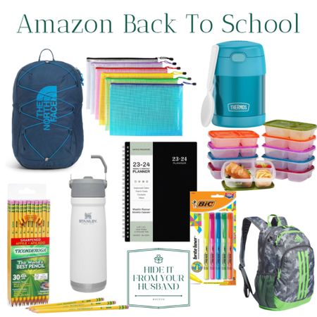 Back to school! Amazon finds for the new school year! The best pencils, under $2 highlighters, favorite backpacks, the bento boxes and thermos I use for lunches, my kids water cup that fits perfectly in the backpacks, and the academic planner we have!

#LTKFind #LTKBacktoSchool #LTKsalealert