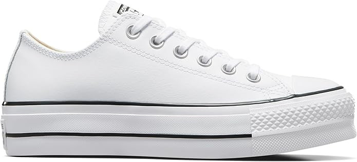 Converse Women's Chuck Taylor All Star Lift Platform Leather Low Top Sneaker | Amazon (US)
