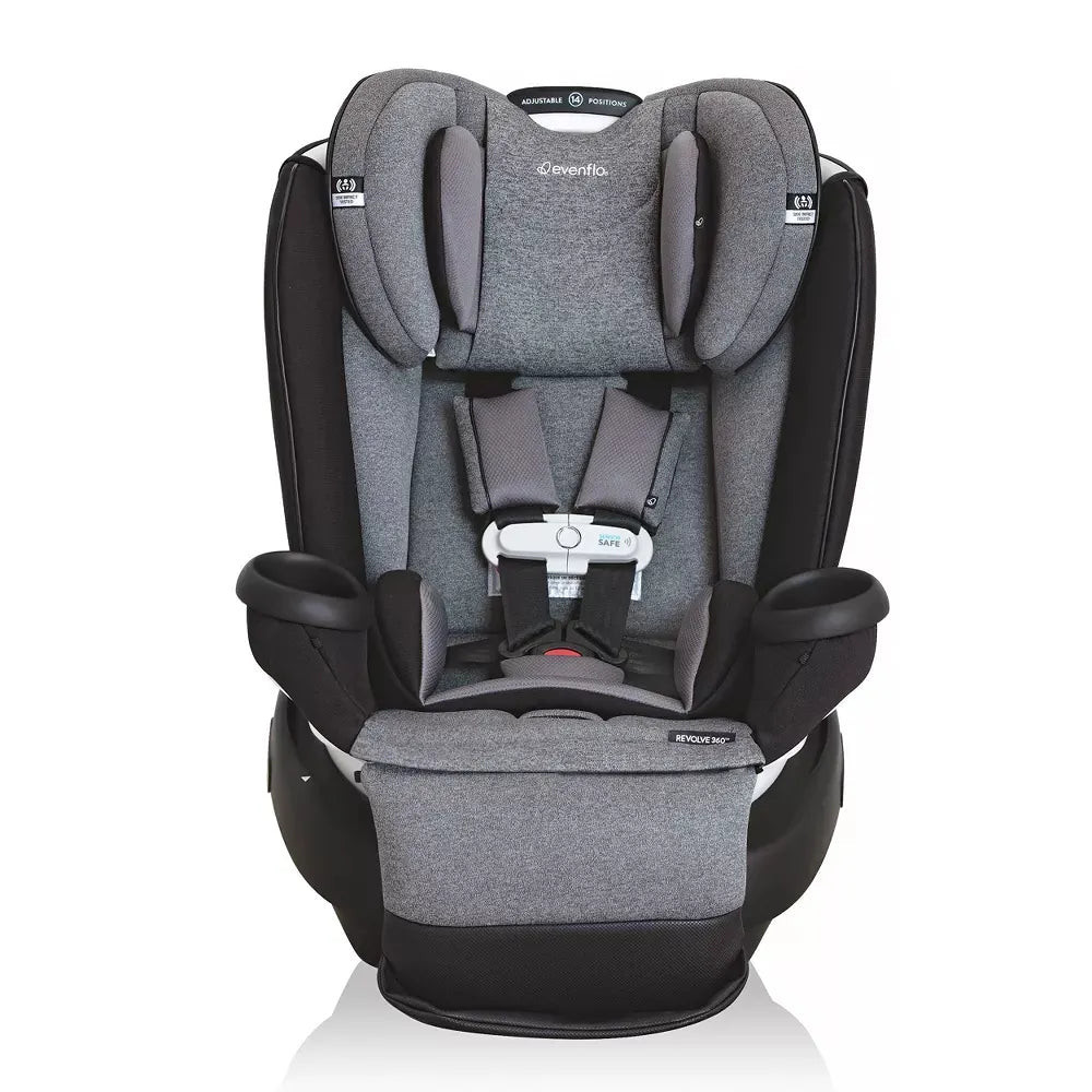 Evenflo Gold Revolve 360 Extend All-in-one Rotating Convertible Car Seat With Sensorsafe - Moonstone Gray | REBEL (formerly Rebelstork)