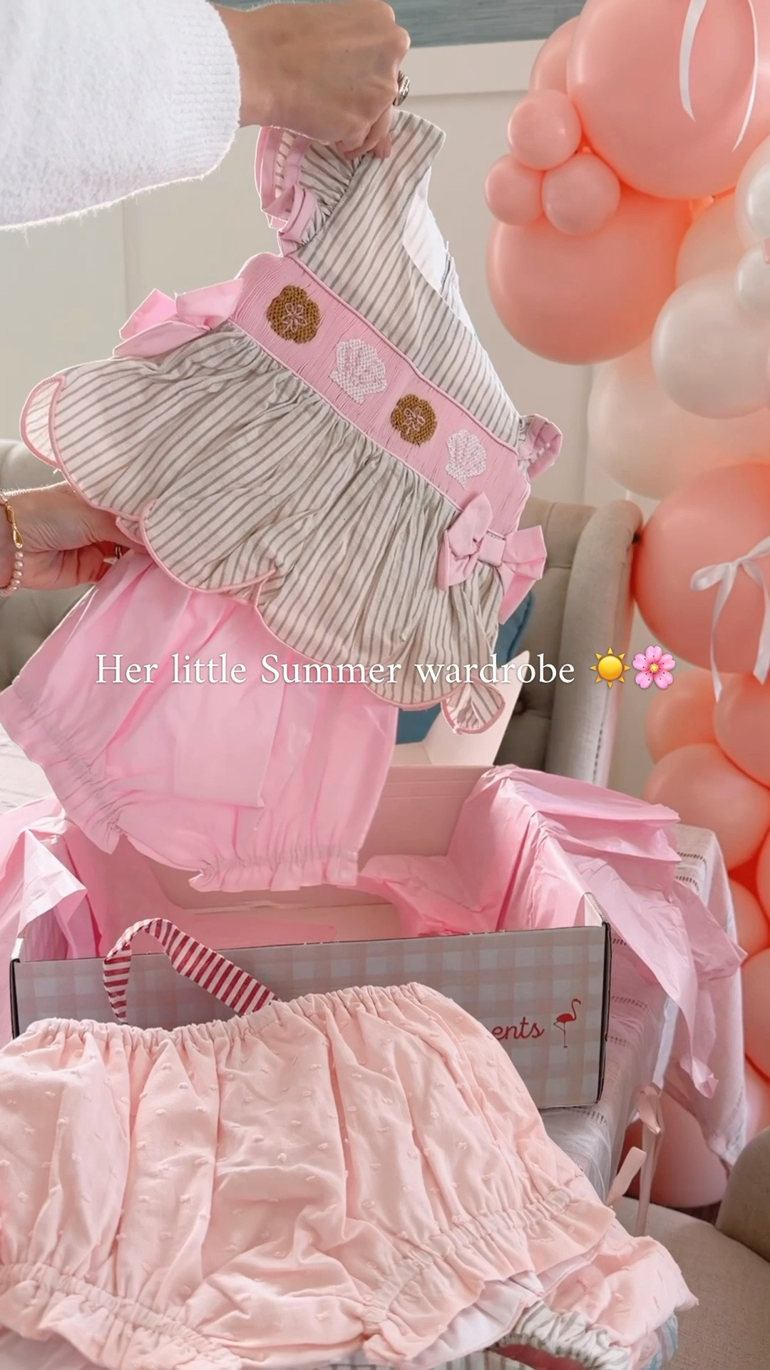 Code FRAPPS10 to save on your smocked flamingo order! Her little summer wardrobe is turning out so darling!

#LTKmomlife #LTKBaby #LTKKids