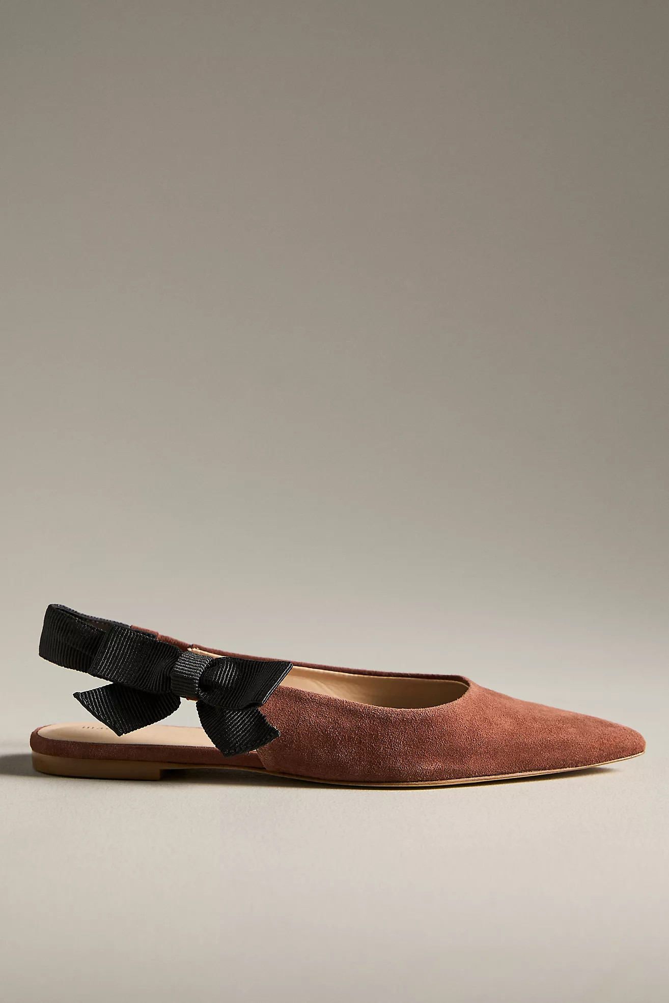 Maeve Side-Bow Slingback Flats | Anthropologie (US)