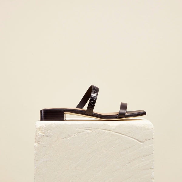 BREEZE SANDAL, BLACK | Dear Frances