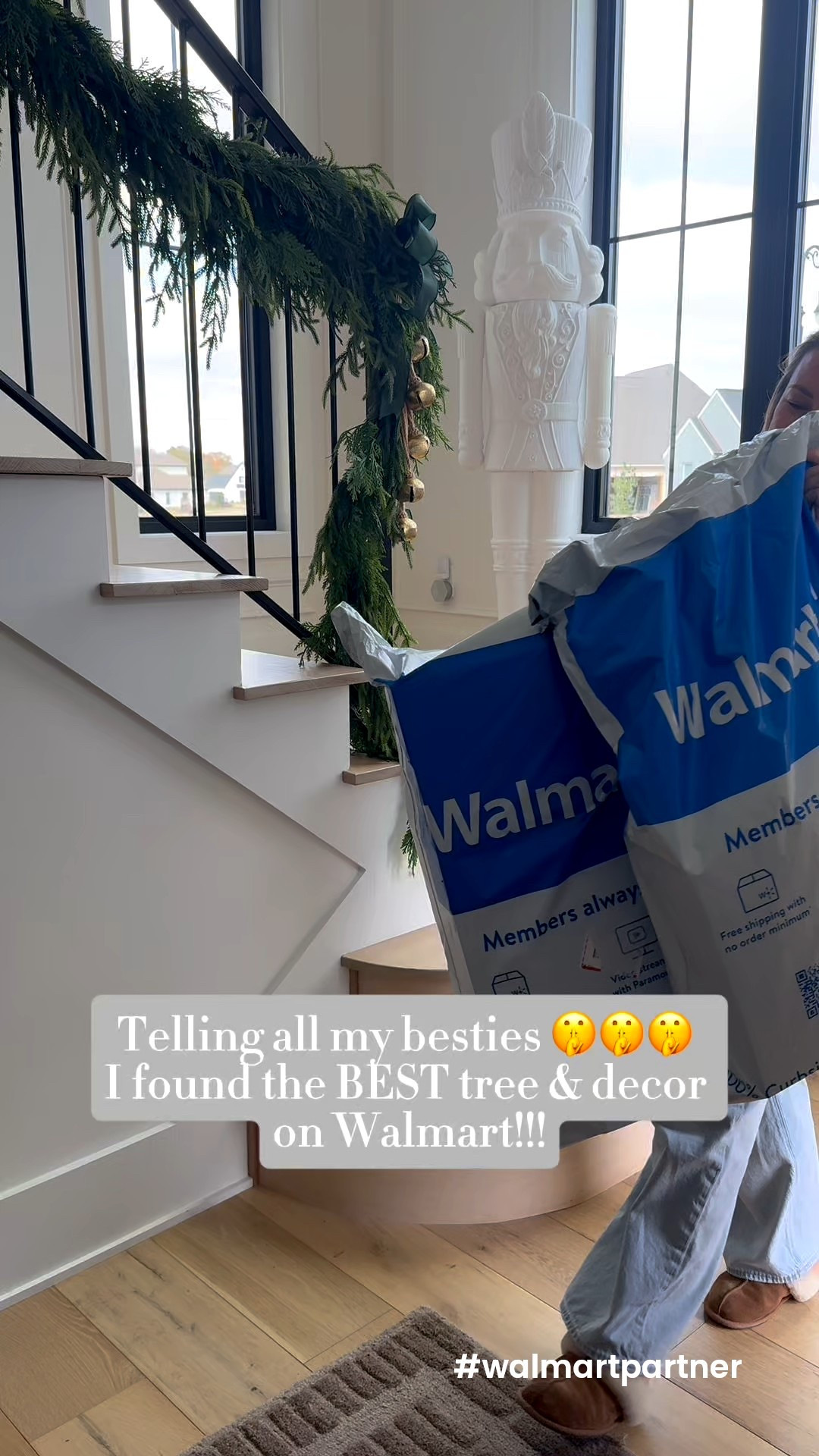 #walmartpartner I found the absolute best tree on @walmart! I cannot believe how good it is! Not to mention it has multiple light functions and can switch between colored and clear lights! All these finds for the November Deals! #walmart 

#LTKSaleAlert #LTKHome #LTKHoliday