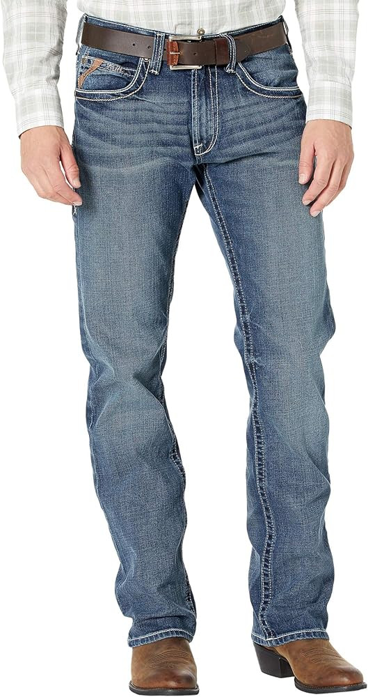 ARIAT Men's M5 Slim Stretch Adkins Boot Cut Jean | Amazon (US)