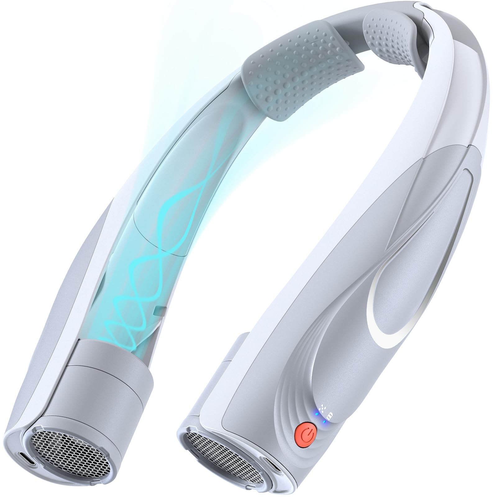 Neck Fan, AI 6 Speeds Powerful Portable Fan, 6000mAh Long-Lasting Battery Faster Cooling, USB-C R... | Amazon (US)