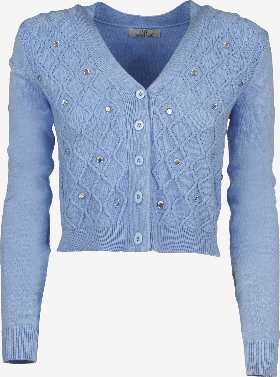 Influencer Strickjacke in Blau | ABOUT YOU (DE)