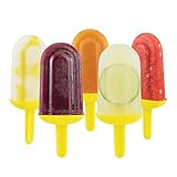 Tovolo Classic Molds with Sticks Ice Maker BPA Free Food Dishwasher Safe for Homemade Juice Popsicle | Amazon (US)