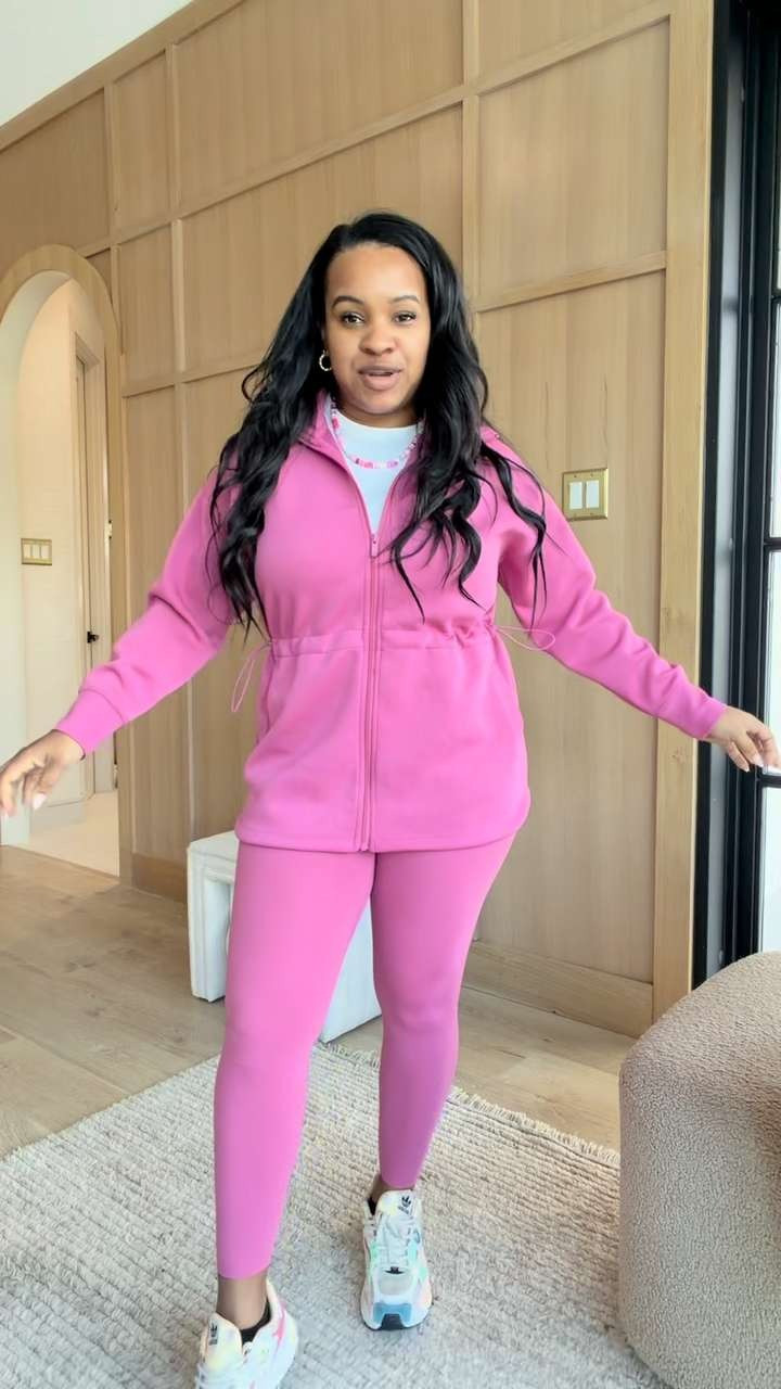 One of my favorite sets from Target is on sale! 💕 Love this drawstring activewear jacket that is on sale for $28. These leggings are so flattering and are on sale for $21! 

 #LTKgrwm #LTKootd #LTKSaleAlert
