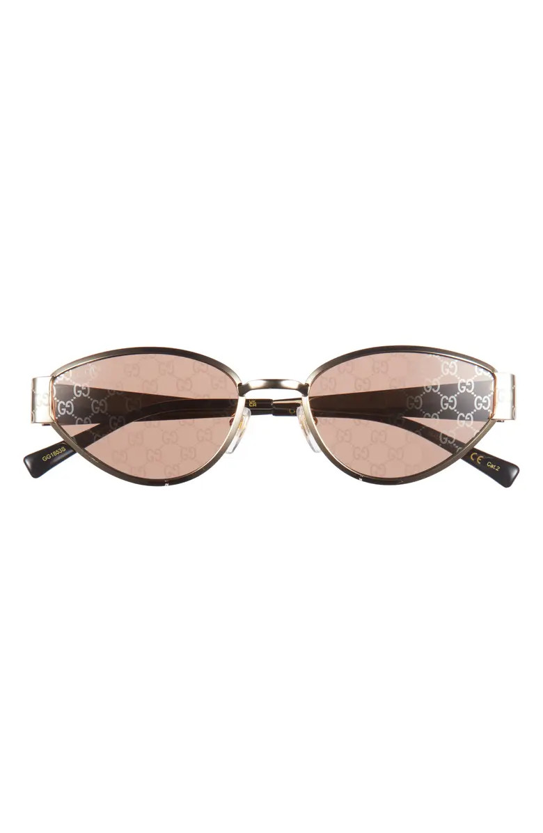 Gucci 55mm Oval Sunglasses | Nordstrom | Nordstrom