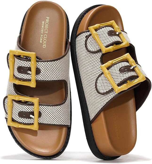 Project Cloud Platform Summer Sandals for Women 2025 - Comfortable and Adjustable Straps Summer S... | Amazon (US)