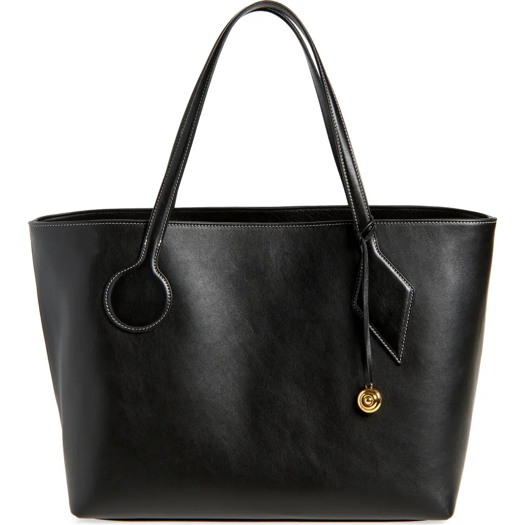 LIFFNER Large Sprout Leather Tote in Black at Nordstrom | Nordstrom