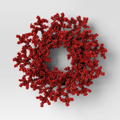Christmas Berry Mini Artificial Wreath Red - Room Essentials™ | Target