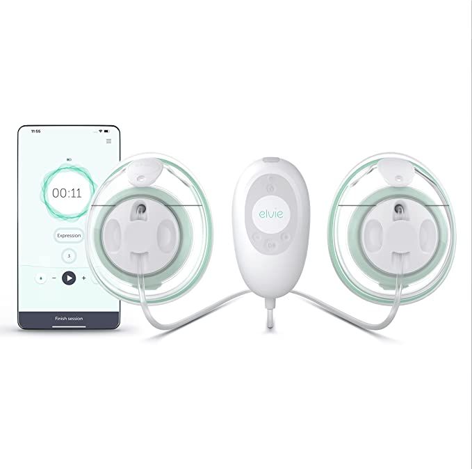 Elvie Stride Hospital-Grade App-Controlled Breast Pump | Hands-Free Wearable Ultra-Quiet Electric... | Amazon (US)