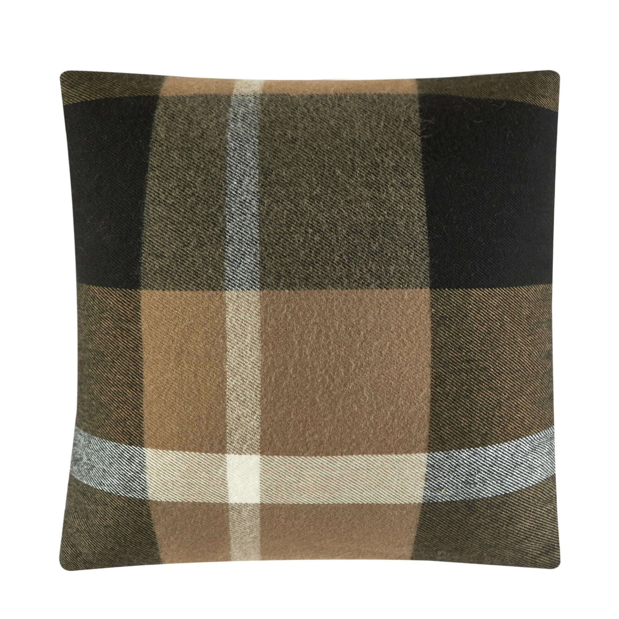 Mainstays 18" x 18" Rustic Plaid Decorative Pillow, Multi-Colored | Walmart (US)
