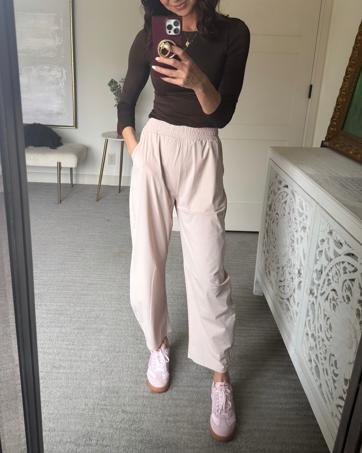 $30 athleisure barrel pant. 


#LTKdayinmylife #LTKActive #LTKOver40