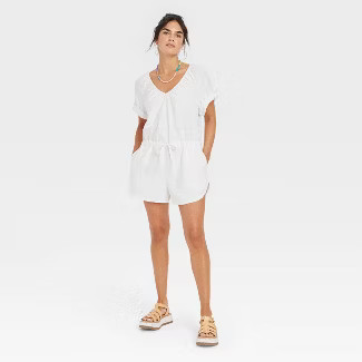 Women's Short Sleeve Romper - Universal Thread™ | Target